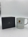 Genuine Porsche Crest Cup White WAP-050-607-0M-BIG. Fixed Price $49.00.