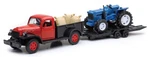 New Ray Toys 1946 Dodge Power Wagon Farm Tractor Set 1:32 Scale SS-54296B. Fixed Price $37.82.