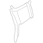 Genuine Bmw Side Duct 51-74-7-294-822. Fixed Price $42.20.