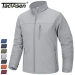 Mens Softshell Fleece Lined Jackets Lightweight Water Resistant Hiking Zip Coats. Fixed Price $40.98.