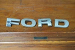 Ford Hood Nose Grill Letter Emblems Vintage Chrome Script Ornament Oem. Fixed Price $49.99.