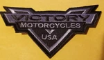 Victory Motorcycles Usa Embroidered Patch Approx 2.5 X4.5" Blackout. Fixed Price $8.95.
