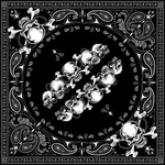Zan Bandanna Skull Row B140. Fixed Price $12.63.