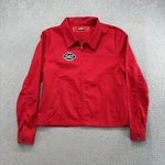 Throttle Threads Women Red S&s Performance Full Zip Jacket In Size Xl. Fixed Price $17.99.