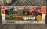 Kubota M5-111 Tractor Assortment By Newray 1:32 Scale Model 10 Pieces. Fixed Price $15.00.