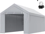 Vevor Carport Canopy Cover + Side Wall 12X20FT Waterproof Uv Garage Tent. Fixed Price $144.95.
