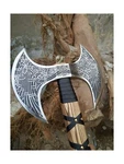 Camping Axe Tomahawk Viking Bearded - 27" Odin's Double Edge W.... Fixed Price $128.81.