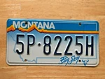 Embossed Montana Big Sky License Plate. Fixed Price $19.99.