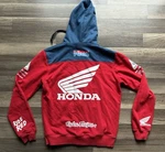 Honda Hrc Racing Hooded Jacket Womens ( See Measurements) Yoshimura Troy Lee. Fixed Price $39.99.