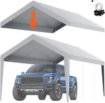 Vevor Carport Replacement Canopy Cover 10 X 20 Ft, Garage Top Tent Shelter Tarp. Fixed Price $62.99.