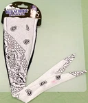 New Genuine Schampa OSB1-208 Old School Bandana Wht/blk HWS2008. Fixed Price $17.95.