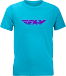 Fly Racing Youth Corporate Tee Blue/purple 352-0675YS. Fixed Price $36.95.