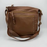 Great American Leatherworks Women's Faux Studded Brown Shoulder Bag. Fixed Price $26.95.