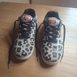 Fox Motion Racing Transfer Sneakers Grey/black Leopard Print Men's Size 8. Fixed Price $34.99.