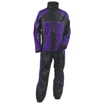 Nexgen SH2222 Women's Purple And Black Oxford Water Proof Motorcycle Rain Suit. Fixed Price $79.99.