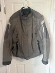 Bmw Motorrad Tourshell Biker Jacket Men's 60 Gray Nylon Motorcycle Waterproof. Fixed Price $174.99.
