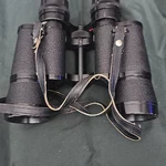 Vintage North American Super Deluxe 7X35 Binoculars Coated Optics Black W/ Case. Fixed Price $19.00.