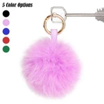 10CM/4" Real Fox Fur Pompom Ball Bag Charm Keychain Purse Phone Pendant Gift. Fixed Price $9.45.