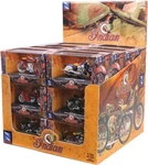 New Ray Toys Indian Bike 24/PC Asstd 1:32 Die Cast Replica. Fixed Price $222.08.