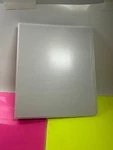 Spiral 11012PPSLNTD Slant 1/2" White Binder Premium Clear Overlay With Pockets. Fixed Price $19.70.