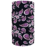 Zan Motley Tube Fleece Lined Purple Paisley. Fixed Price $17.49.