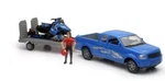 New Ray 1/18 Pick Up W/ Polaris Switchb Ack Snowmobile & Figurine Set SS-37406A. Fixed Price $67.56.