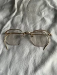 Vintage American Optics 1/10 12K Gf Gold Filled Semi Rimless Glasses And Case. Fixed Price $79.99.