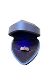 Solid Two-tone 14K Gold Engagement Ring Mount (holds Carat Diamond) 8.19G. Fixed Price $759.00.