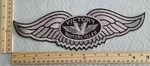 Victory Motorcycles Rocker Greyish Blackout Embroidered Patch 3.5X11.5". Fixed Price $19.99.