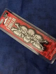 New Lethal Threat Tri-skulls Peel Stick-on Emblem-nip. Fixed Price $14.00.