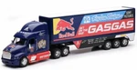 Newray - Peterbilt 6X4 With Axle Gasgas Redbull Trailer 1/32 NEW11053. Fixed Price $40.95.