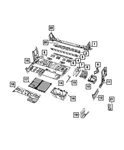 Genuine Mopar Floor Side Member Left 68166996AA. Fixed Price $34.24.