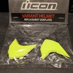 Icon Variant Helmet Replacement Sideplates Double Stack Hi-viz #0133-0988. Fixed Price $7.00.