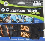 Rok Straps Motorcycle Adjustable Tie Down 2 Pk Bmw Ktm H/d Honda Blk/orn. Fixed Price $29.99.