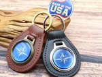 Rare Vintage Polaris Atv Utv Snowmobile Genuine Leather Key Chain Ring Fob Nos. Fixed Price $19.99.