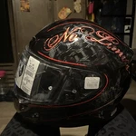 Shoei RF-1200 Flagger Full Face Helmet Black Red Grey Size 55-56 Cm. Fixed Price $450.00.