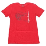 Genuine Alfa Romeo Men's Medium Red Short Sleeve Outline/logo T-shirt R15AVUM. Fixed Price $20.38.