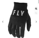 Fly Racing F-16 Glove Black With Grey Logo. Fixed Price $21.25.