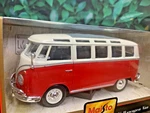 New Box Sealed Diecast Maisto Volkswagen Window Van Samba 1:25 Red. Fixed Price $41.30.