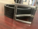 Harley Davidson Embossed Legendary Men Leather Belt Size 38. Fixed Price $45.00.