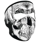 Zan Full Mask Neoprene Black & White Skull Face. Fixed Price $14.49.