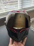 Agv Pista Gp Rr Italia Carbonio Forgiato Helmet Xxl (63-64CM) Gold Iridium Visor. Fixed Price $800.00.