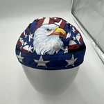 Zan Flydanna American Eagle Flag Patriotic Biker Skull Cap Head Wrap. Fixed Price $19.99.