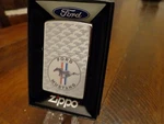 Ford Mustang Repeating Logo Circle Zippo Lighter Mint Box. Fixed Price $29.95.