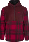 Fly Racing Mens Casual Half Zip Pullover Hoodie - Red Plaid Medium. Fixed Price $43.24.