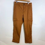 Cabi Women Paper Bag Cargo Pants #6045 Size 2 Utility Pocket Button Fly Casual. Fixed Price $39.99.