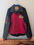 Vintage Troy Racing Honda Leather Jacket. Fixed Price $230.00.