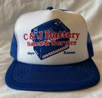 & J Battery Sales Service Hays Trucker Cap #kansas #western. Fixed Price $12.50.