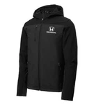 Honda Black Hooded Softshell Jacket. Fixed Price $80.00.