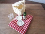 Pocher 1/8 Vintage Complete Picnic Basket Rolls Royce Mercedes Bugatti Alfa Fiat. Fixed Price $39.99.
